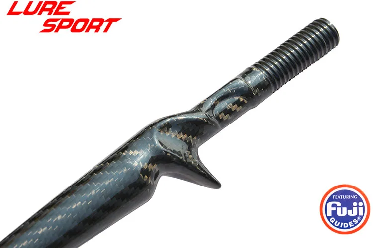 LureSport 3K Woven Carbon Unibody 35cm Cast Reel Seat Grip Handle Triangular Butt FUJI KDPS16 Rod Building Component Repair DIY