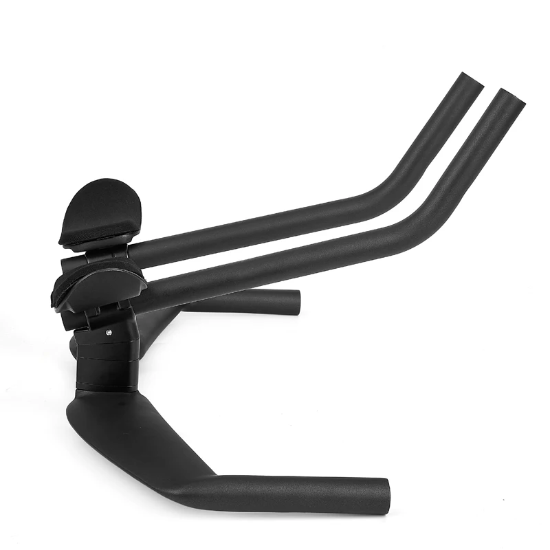 No Logo Aero Carbon Fiber Triathlon Bicycle Handlebar TT Bar HB095 15 Degrees Regardless Of Left And Right Arms