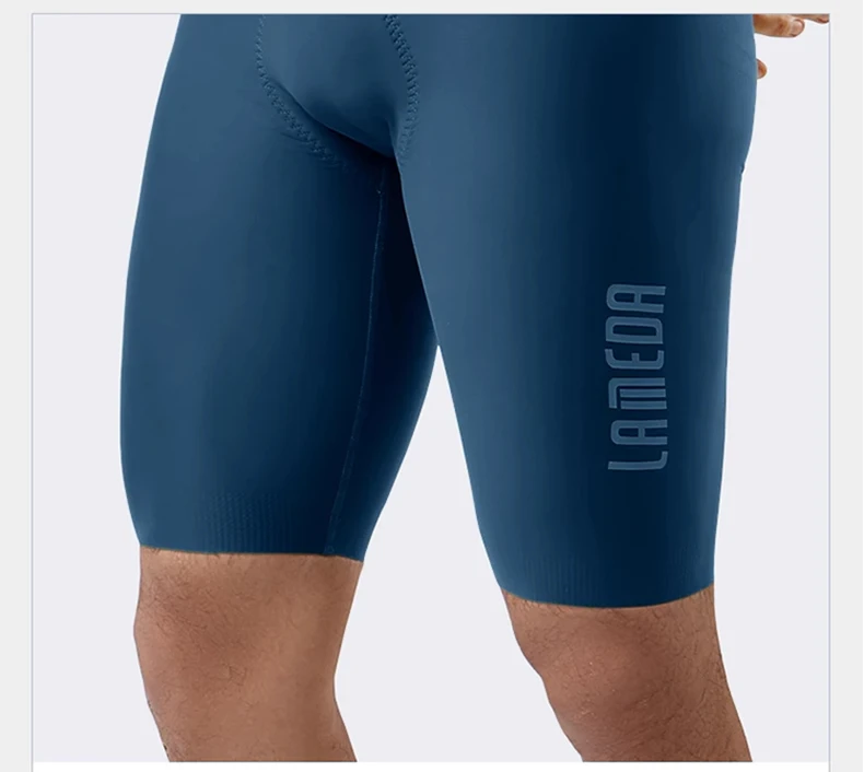 LAMEDA Summer Cycling Bib Shorts Men Outdoor Wear Bike Ride Padded Riding Bib Tights Bicycle Men's Cycling Clothing Quick-Dry