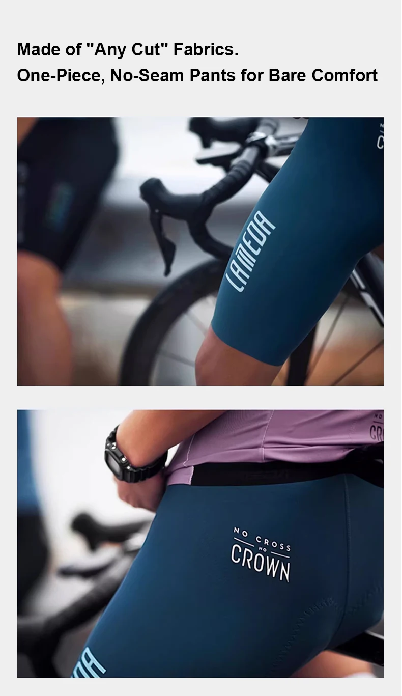 LAMEDA Summer Cycling Bib Shorts Men Outdoor Wear Bike Ride Padded Riding Bib Tights Bicycle Men's Cycling Clothing Quick-Dry