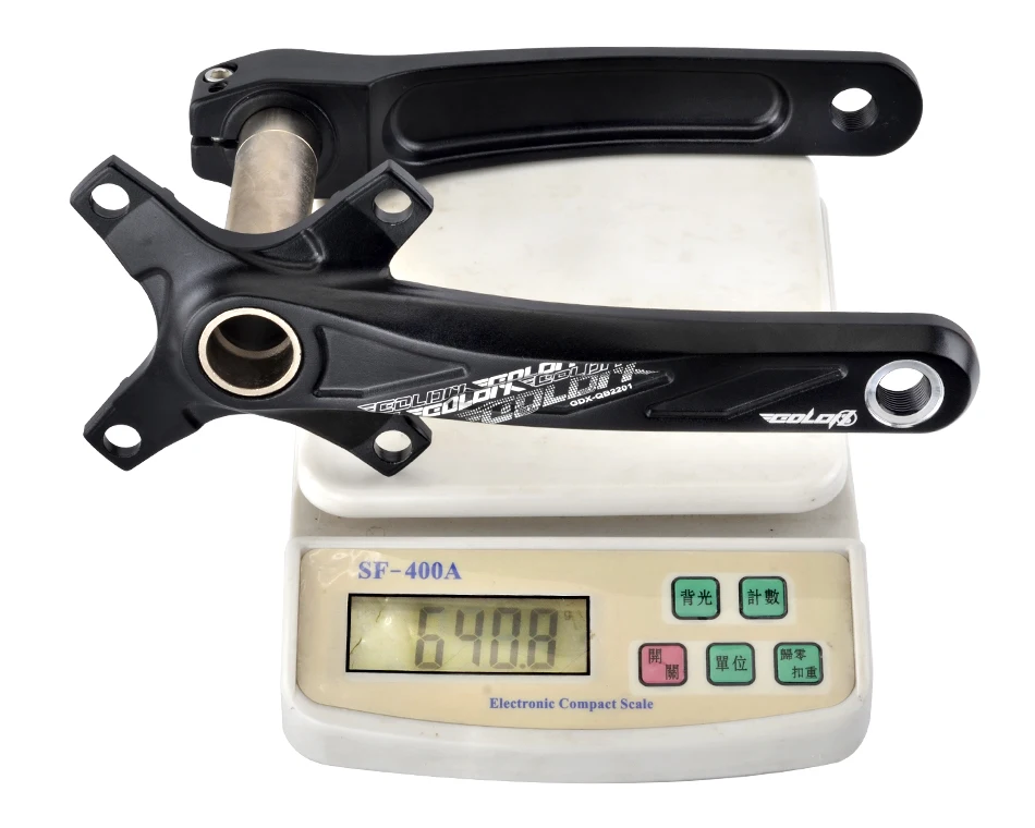GOLDIX 104BCD Wide and Narrow Teeth Bicycle Crankset 170/175mm Crank Round/Oval Chain Ring 32T/34T/36T/38T Bicycle Crankset
