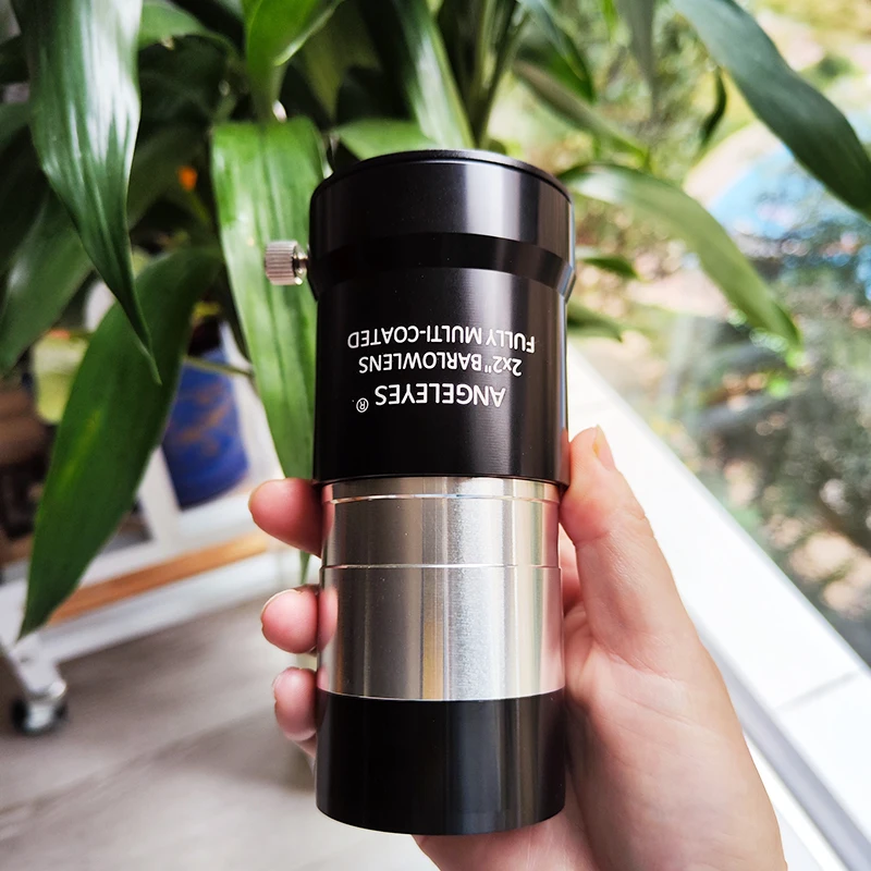Angeleyes-Professional Telescope Eyepiece, 2 in, 2x Barlow Lens, Eyepiece, Astronomical Accessories