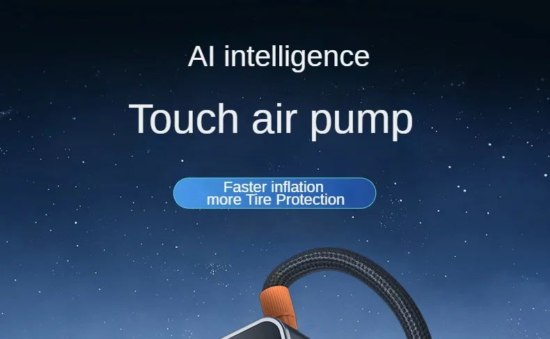 Wireless Air Pump 150psi Touch Screen Portable Electric Tire Inflator For Car Bicycle Motorcycle Mini Air Compressor Injector