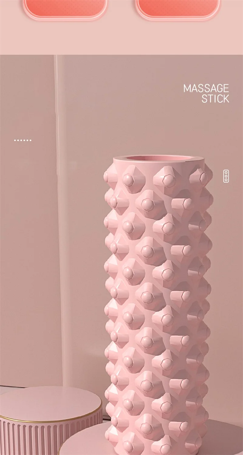 Yoga Column Foam Axis 30/45cm Gym Muscle Massage Roller Pilates Exercise For Back Waist Thighs Spine Home Fitness Equipment