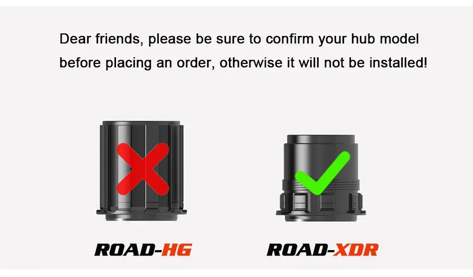 GOLDIX 12Speed ​​10-44T XDR Lightweight Gravel Cross Country Road Bike Cassette Freewheel for XDR Adapter