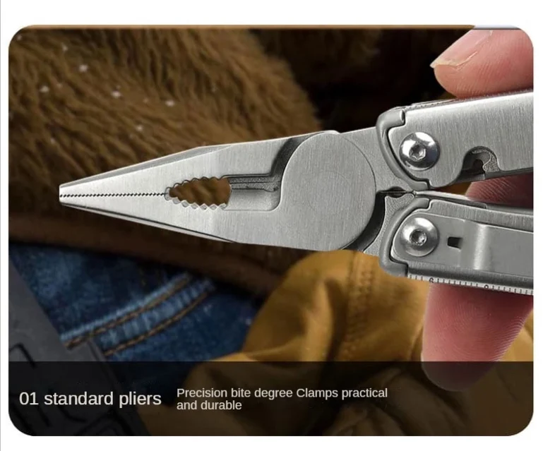 SWISS TECH 18in1 Multitool Dolding Pliers Camping Supplies Tactical Survival Hunting Outdoor Hiking Nature Hike EDC