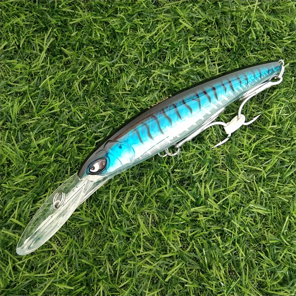 Noeby 2pcs 47g 94g Deep Diving Large Minnow Lure Artificial Wobbler Hard Bait Crankbait Sea Bass Pike Perch Fishing Tackle