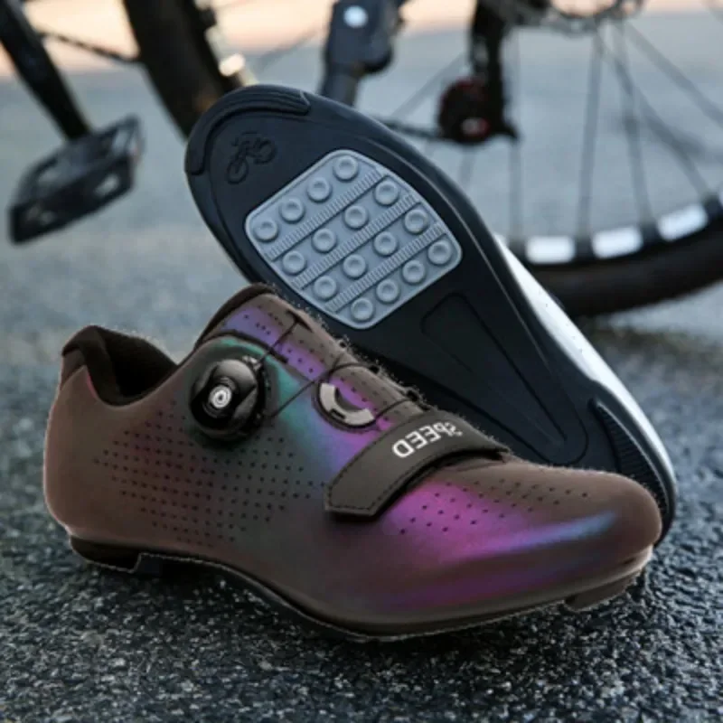 Non Locking Unisex Rubber Without Lock Bike Shoes Men Without Cleats Bicycle Rb Speed Cycling Shoes Sneaker