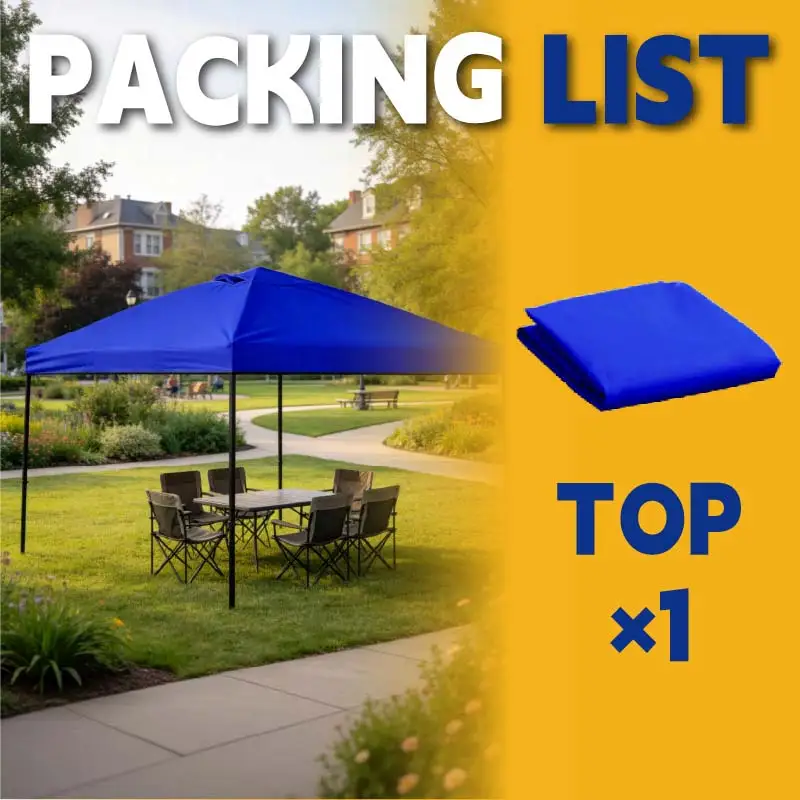 10x10 Pop-Up Canopy Tent Top Replacement with Roof Cover with Ventilation Waterproof Outdoor Garden Terrace Pavilion Sunshade