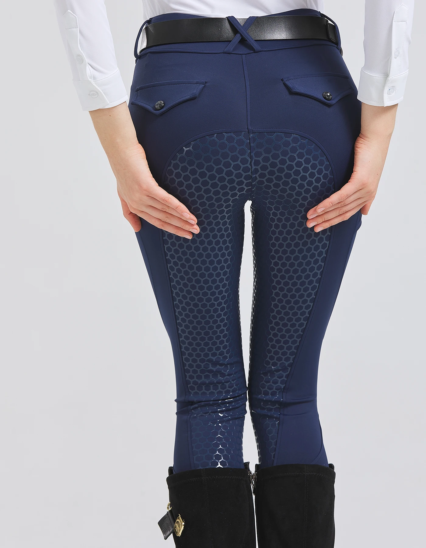 Four Seasons Breeches Women's professional equestrian sports pants riding silicone anti-slip pants wear-resistant high-elastic t