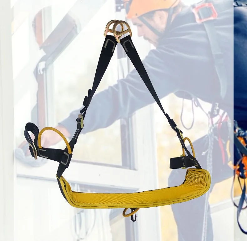 Professional Seat Harness Anti-fall Sit Board Seat Plate For High-Altitude Working Suspension Exterior Wall Equipment