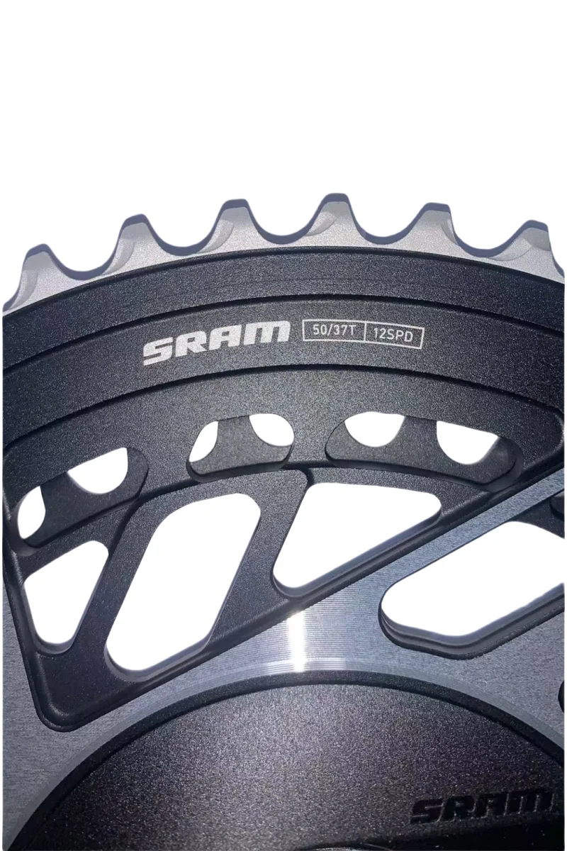 SRAM RED AXS 50-37T Chainring 8Bolt Direct Mount 2x12Speed 8 Holes Black Round Chainring Double Original For SRAM RED AXS Crank