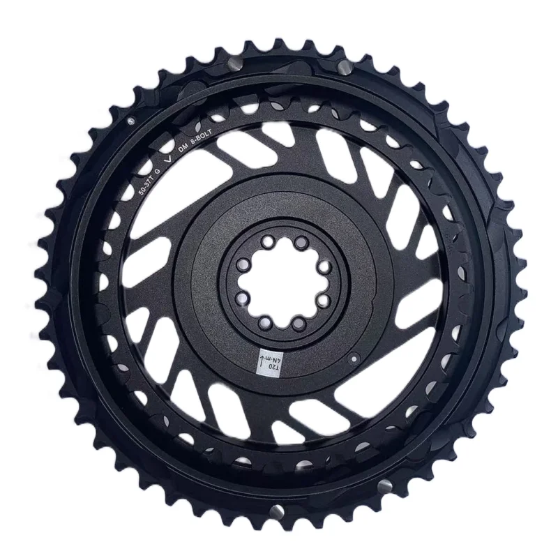 SRAM RED AXS 50-37T Chainring 8Bolt Direct Mount 2x12Speed 8 Holes Black Round Chainring Double Original For SRAM RED AXS Crank