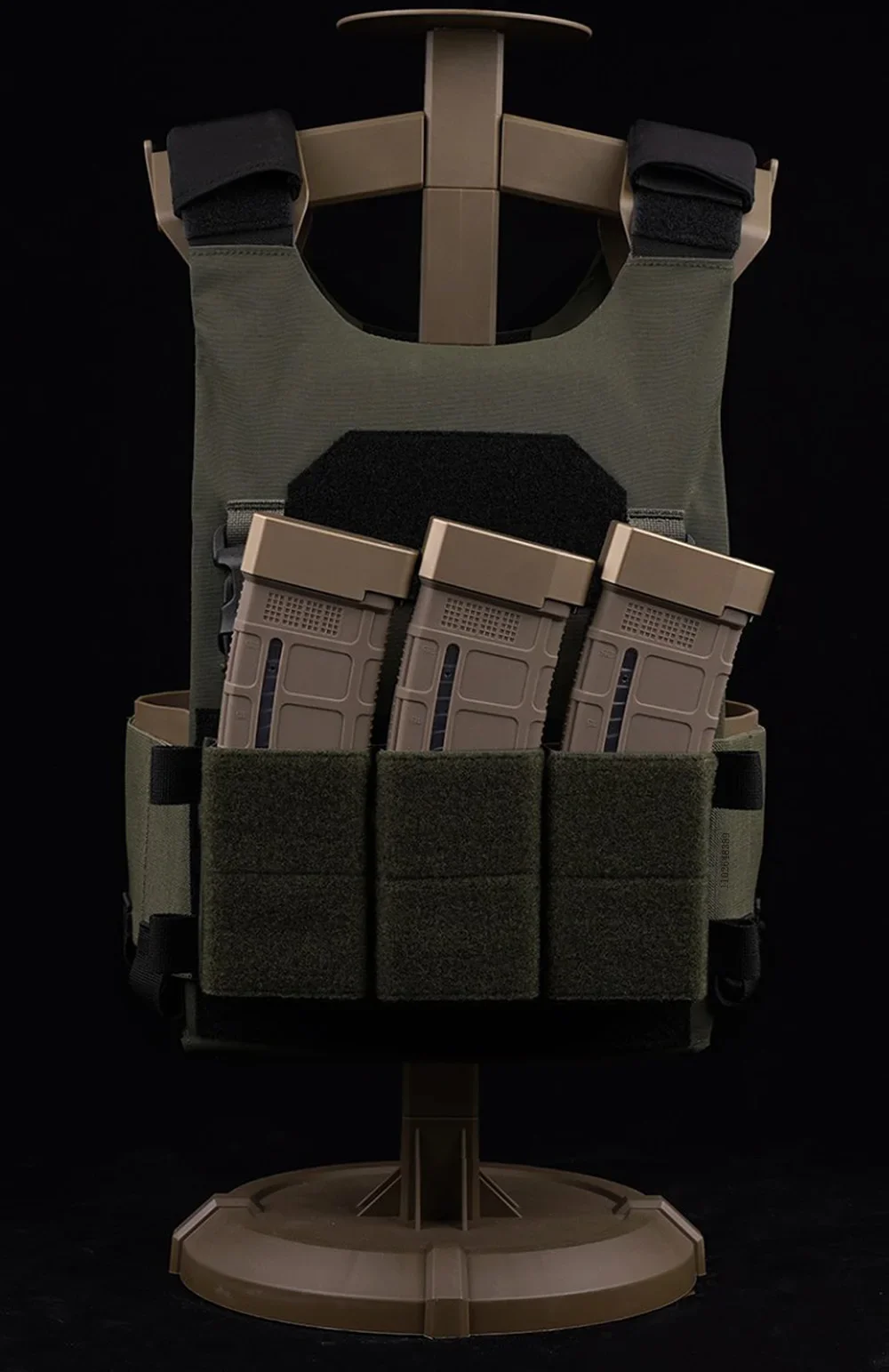 Triple Pouch 5.56/7.62 Panel Open Top Holder Airsoft Vest Plate Carrier Accessories with Hook Backing