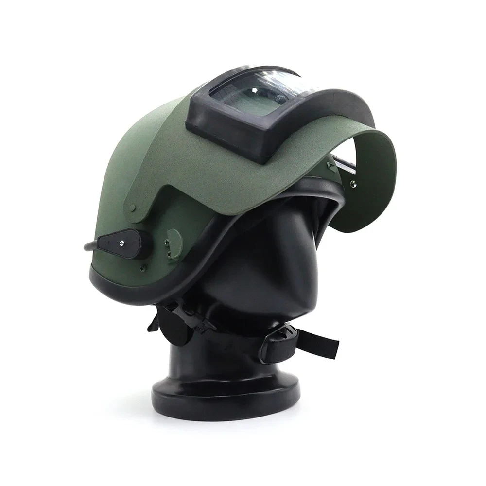 Outdoor Takov K63 (Three-level) Strength ABS Tactical Helmet (Russia) Grass Green/Black/ Green