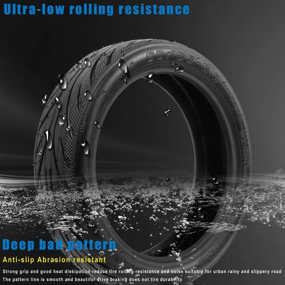 60/65-6.9 10Inch Tubeless Rear Jelly Tire For Ninebot By Segway Max G2 G65 Electric Scooter Vacuum Outer Tyre Accessorie