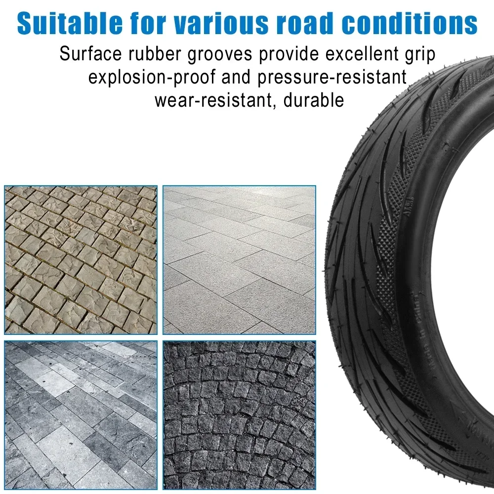 60/65-6.9 10Inch Tubeless Rear Jelly Tire For Ninebot By Segway Max G2 G65 Electric Scooter Vacuum Outer Tyre Accessorie