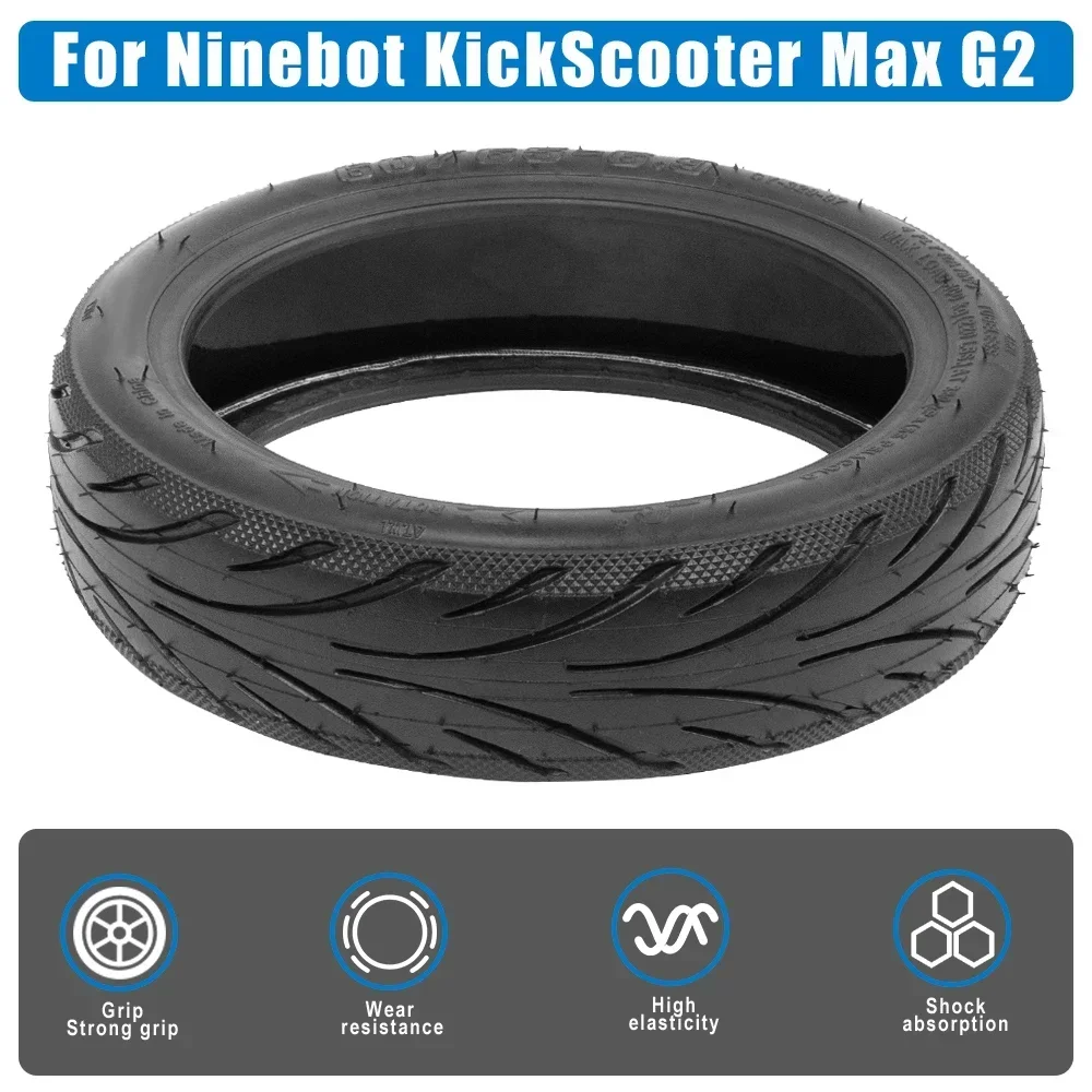 60/65-6.9 10Inch Tubeless Rear Jelly Tire For Ninebot By Segway Max G2 G65 Electric Scooter Vacuum Outer Tyre Accessorie