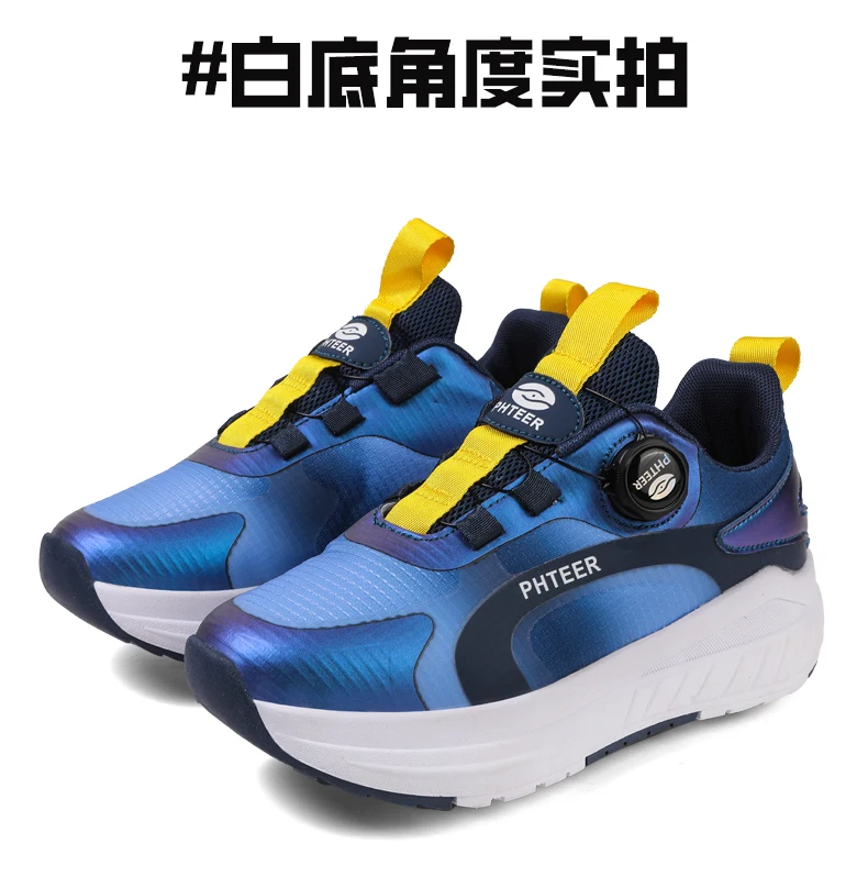 Fashion 4-wheel roller skates sneakers for students children outdoor wheel shoes Multifunctional sports shoes