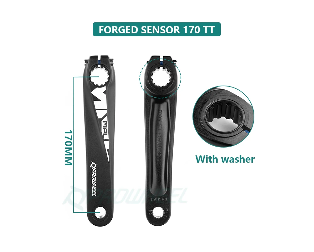 PROWHEEL Mountain Bike Triple 3X9S/3X10S/3X11S Crankset 24/32/42T 3S Hollow Integrated Sprocket MTB Crank Bike Parts