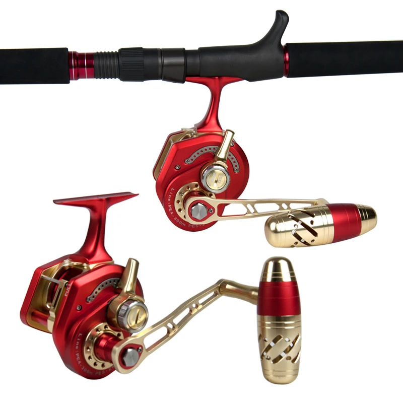 Topline Tackle  Underhead Saltwater Trolling Fishing Reel Slow Jigging Reels Gear Ratio 6.3:1 Lever Drag Sea Boat Jigging Coil