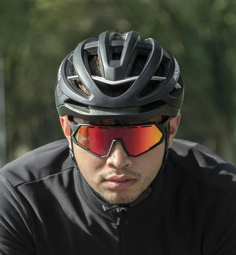 ROCKBROS Bicycle Glasses Polarized Photochromic Ultra-light Comfortable Bike Eyewear Non-slip TR90 Sunglasses Cycling Equipment