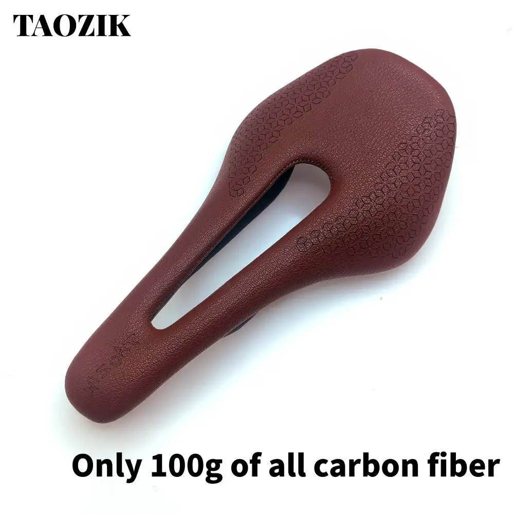 Bicycle Saddle MTB Bike Saddles Carbon Fiber Saddle 280-143 mm/147 g Road Bike Bicycle / carbon Rails Bicycle Cycling Accessorie