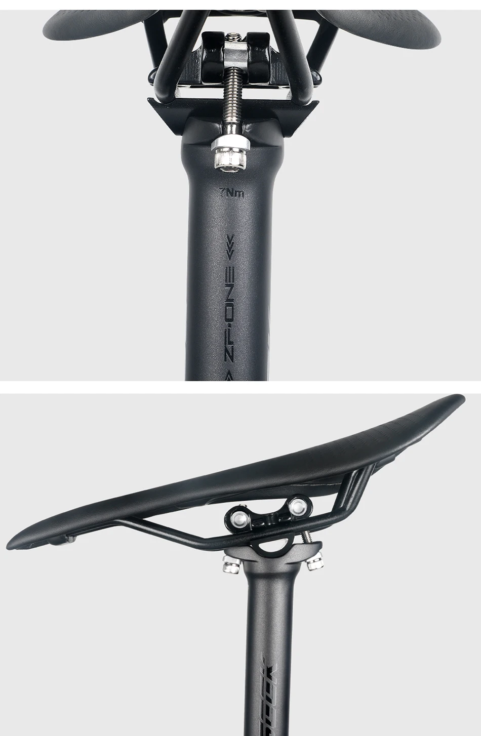 TOSEEK ZF-One Carbon Seatpost 27.2/30.8/31.6mm Matte Black MTB/Road Bike Seat Post Length 280mm Seat Tube Bicycle Parts