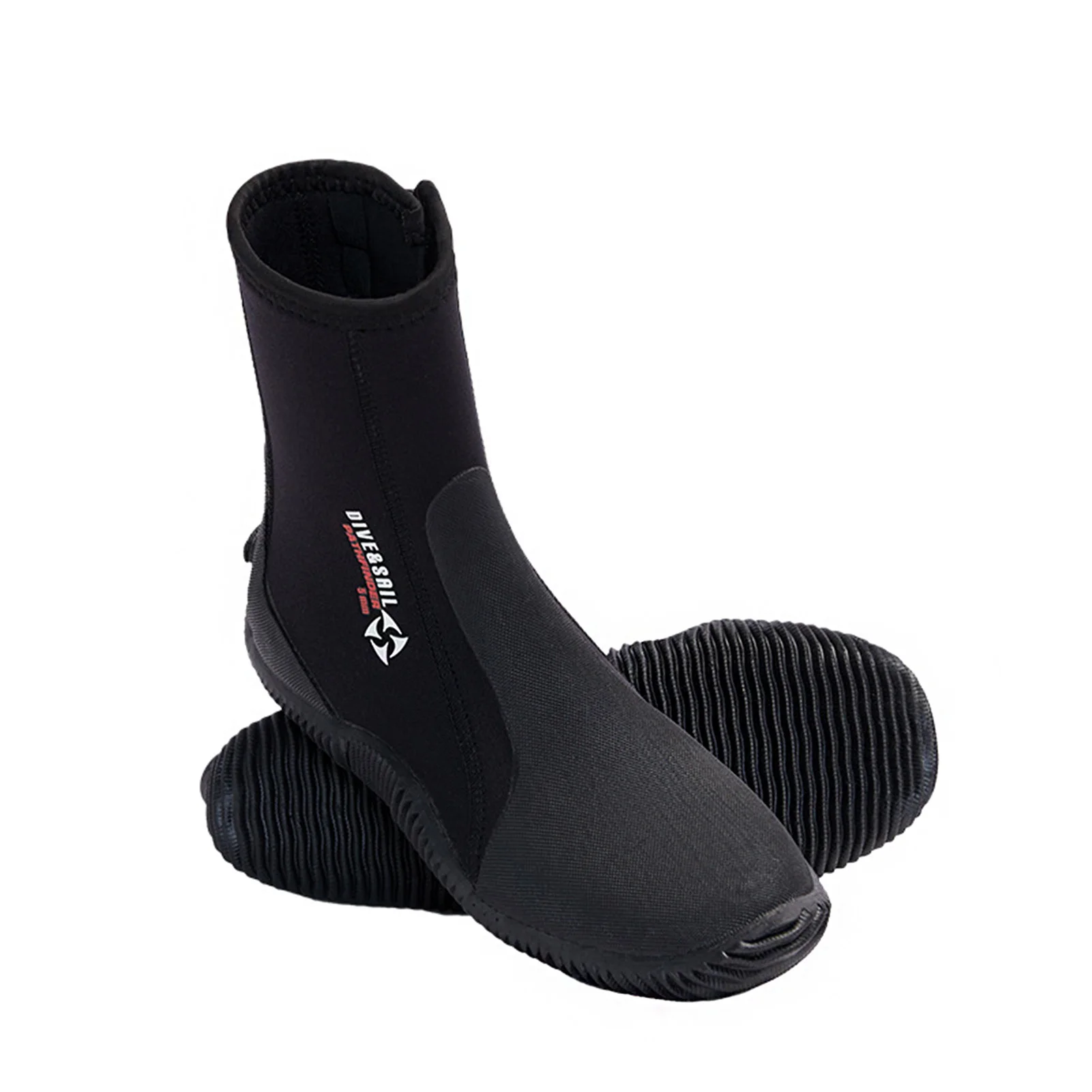 5MM Neoprene Dive Boots Anti-slip Surf Booties Scuba Diving Boots for Sailing Snorkeling Boating Swimming Diving Water Sports