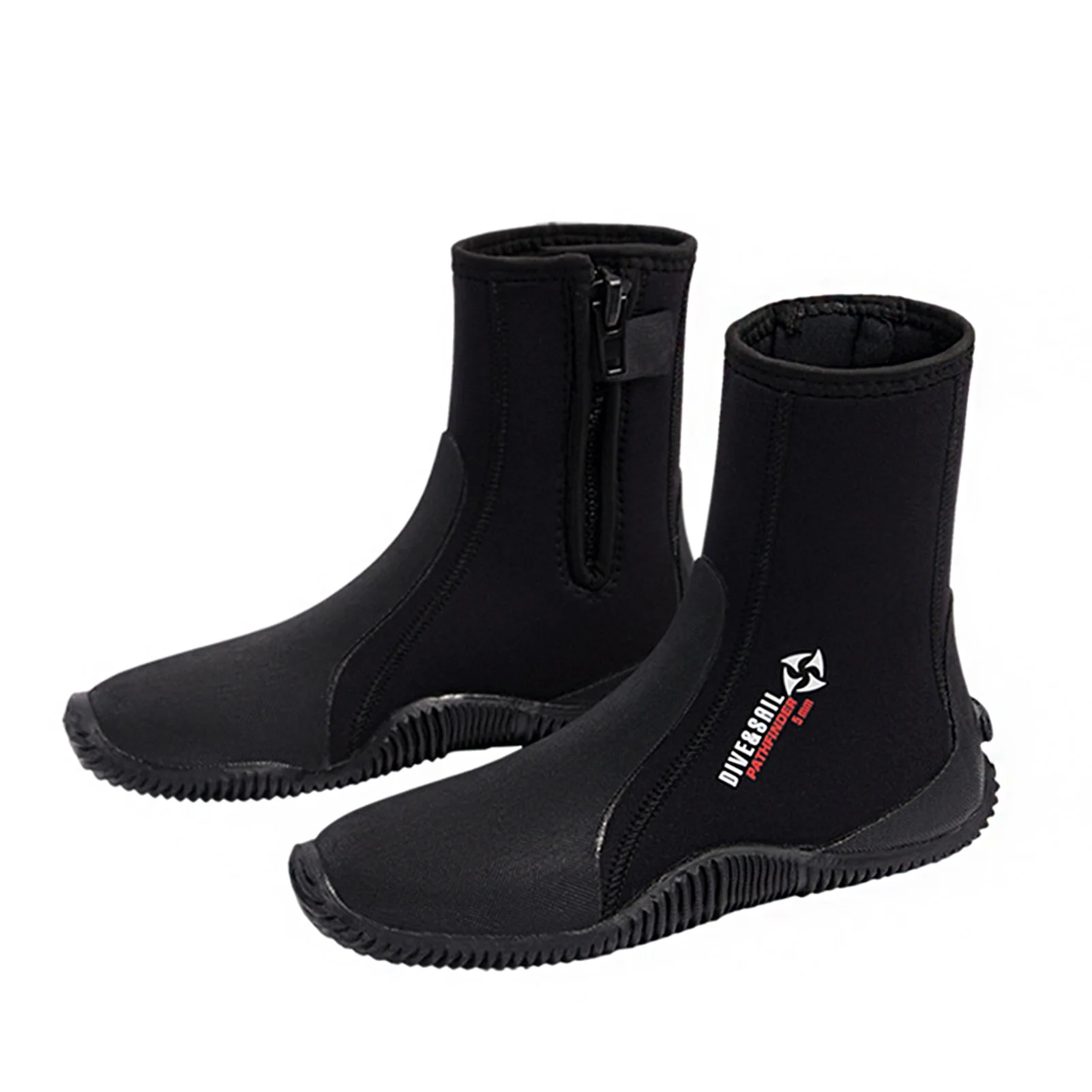 5MM Neoprene Dive Boots Anti-slip Surf Booties Scuba Diving Boots for Sailing Snorkeling Boating Swimming Diving Water Sports