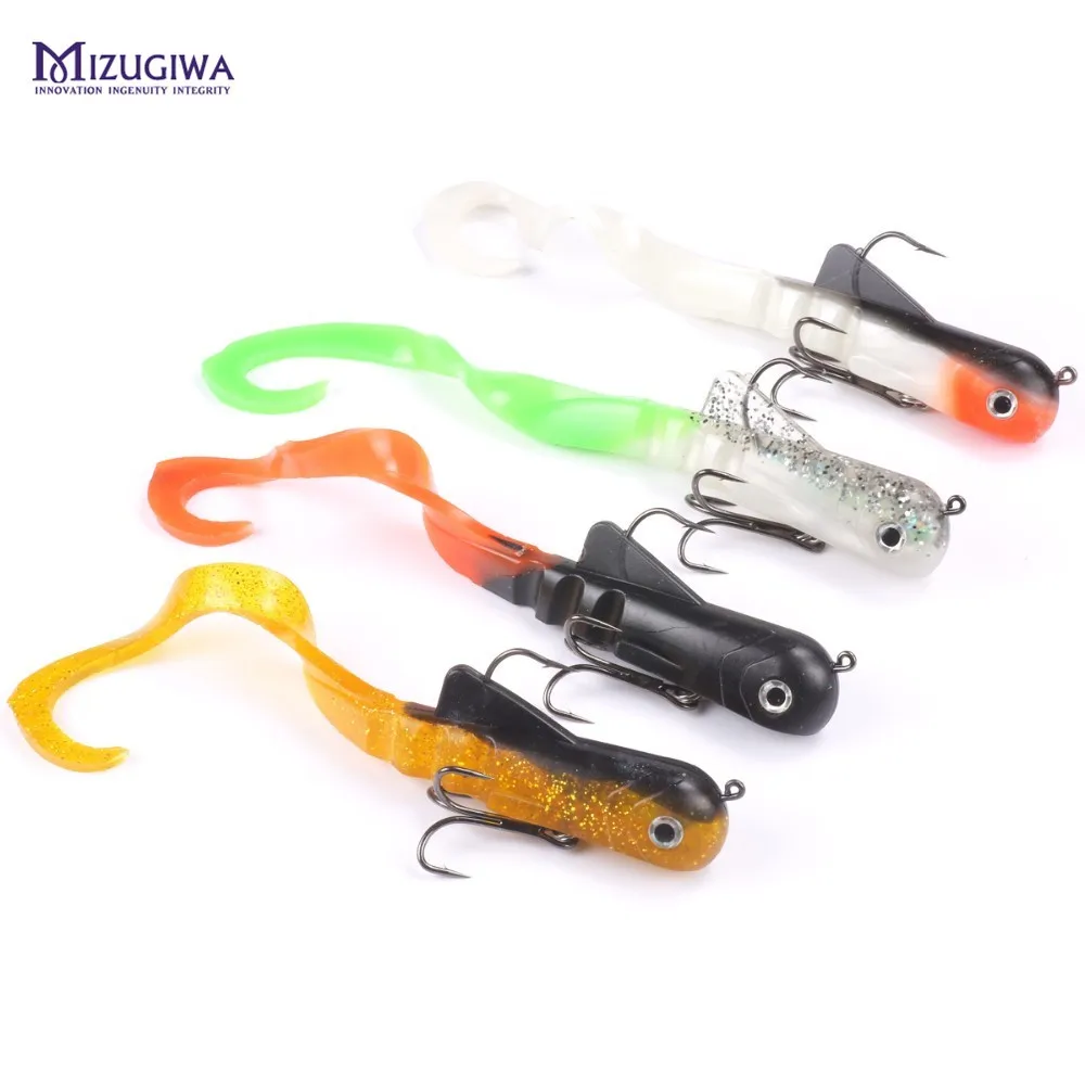 7PCS/lot Mizugiwa Shallow Pike lure 20cm 45g Fishing Soft Bait Musky Wobbler Jerkbait Spring Bulldawg