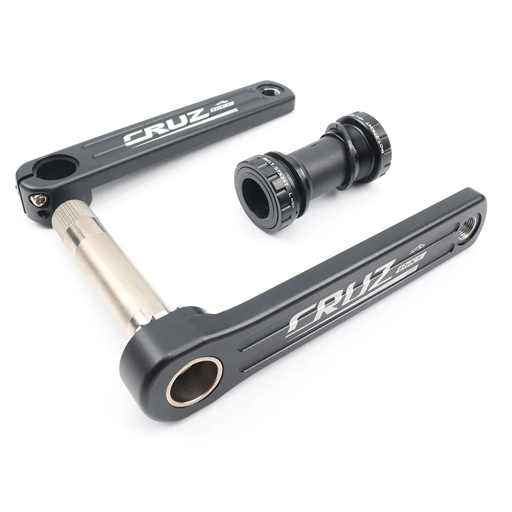 CRUZbike Road Bike Crankset 155/160/165/170/172.5/175mm Crank 9/10/11/12 Speed Double Chainring with Bottom Bracket