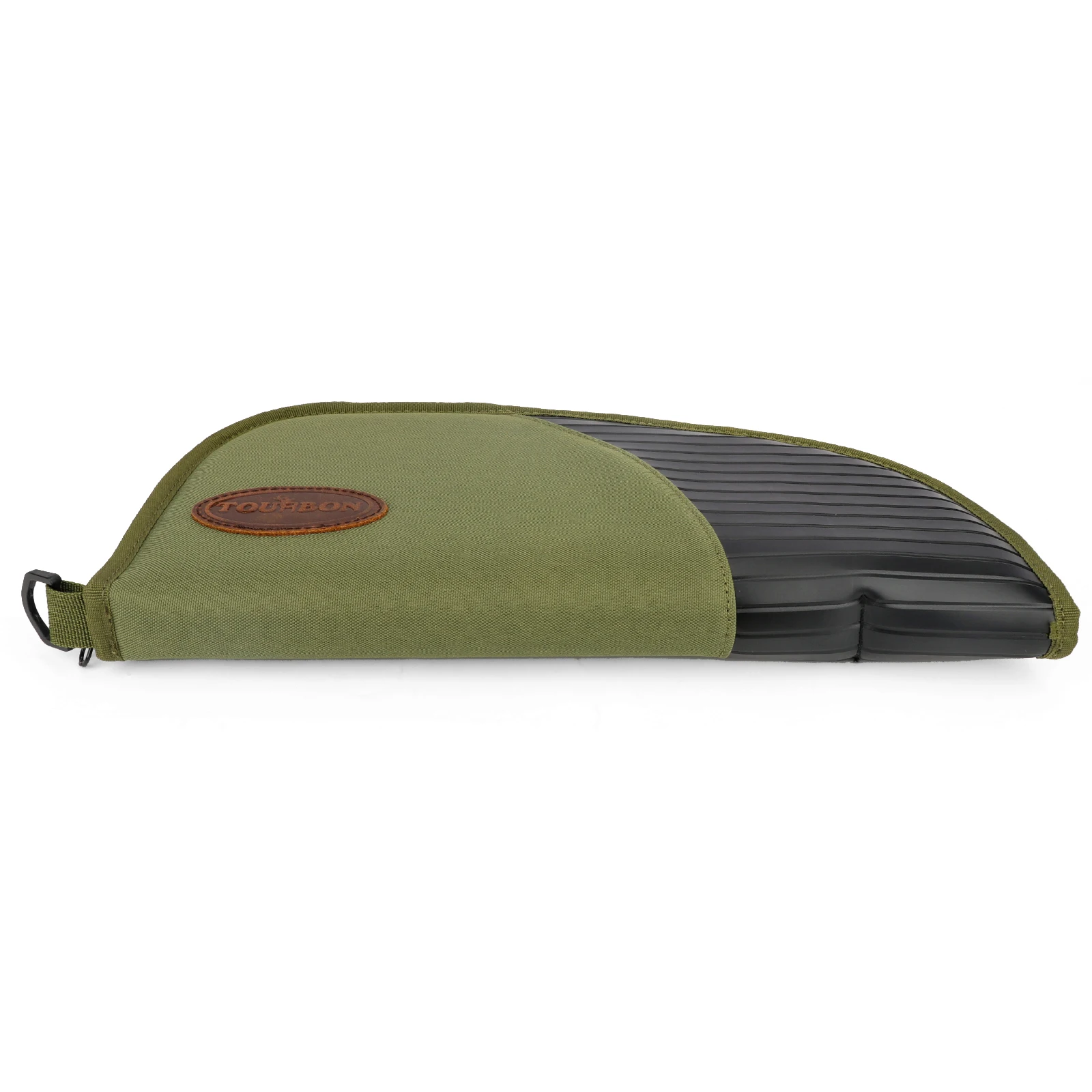 Tourbon Gun Accessories Handgun Case Bag Pistol Carrier Pouch Zippered Green Nylon Thick Padded Protection Holster