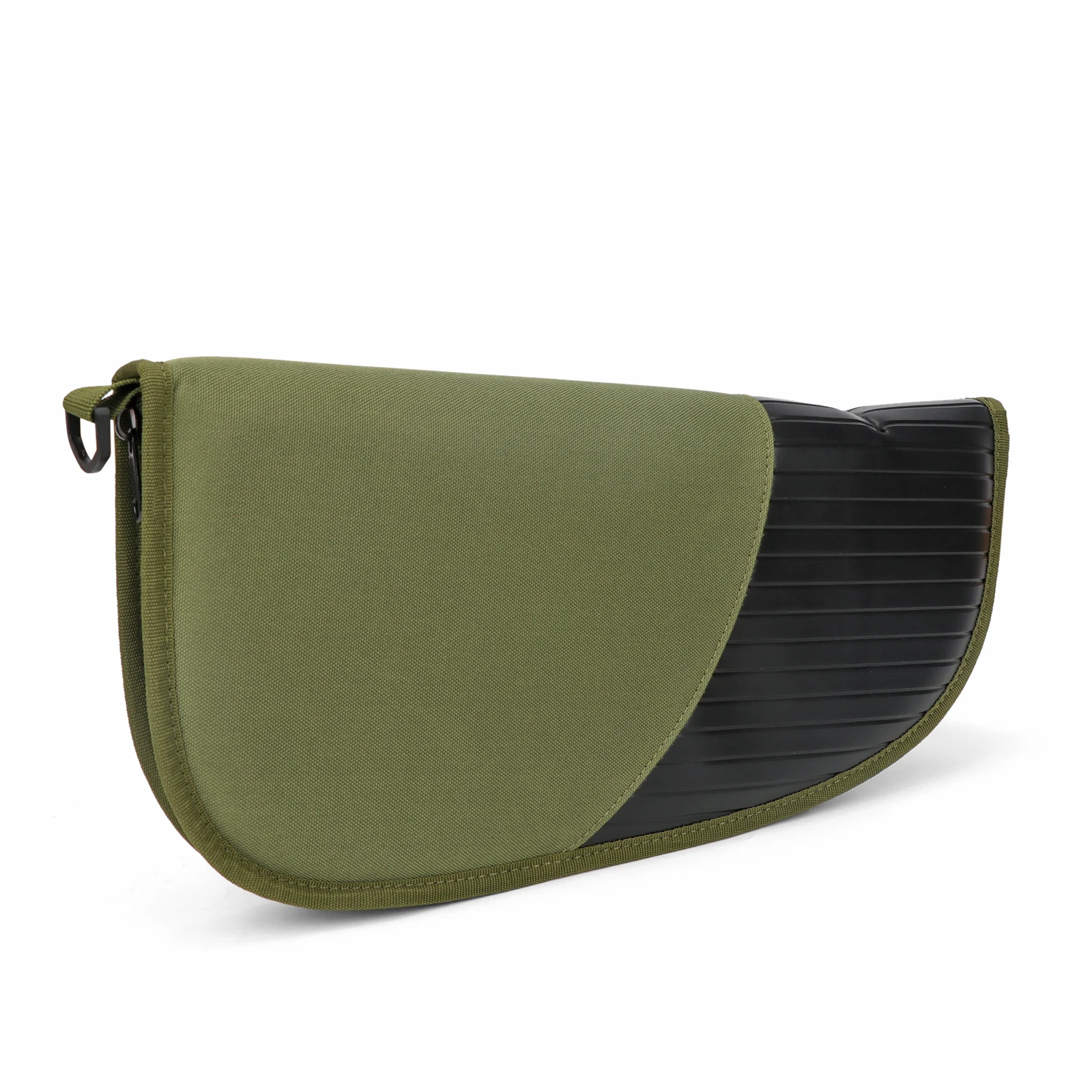 Tourbon Gun Accessories Handgun Case Bag Pistol Carrier Pouch Zippered Green Nylon Thick Padded Protection Holster