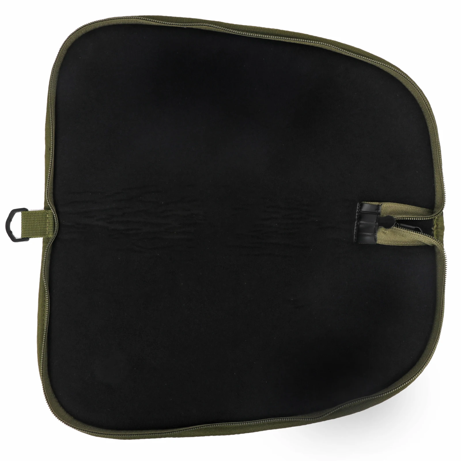 Tourbon Gun Accessories Handgun Case Bag Pistol Carrier Pouch Zippered Green Nylon Thick Padded Protection Holster