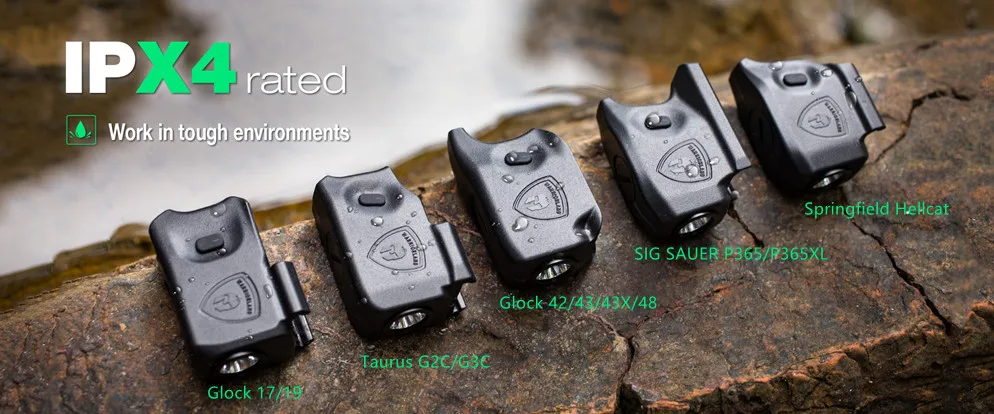 Gun&Flower Kydex and Nylon Hybrid Universal IWB Holster with Red Dot Fits for Vatious Gun Models,Right hand