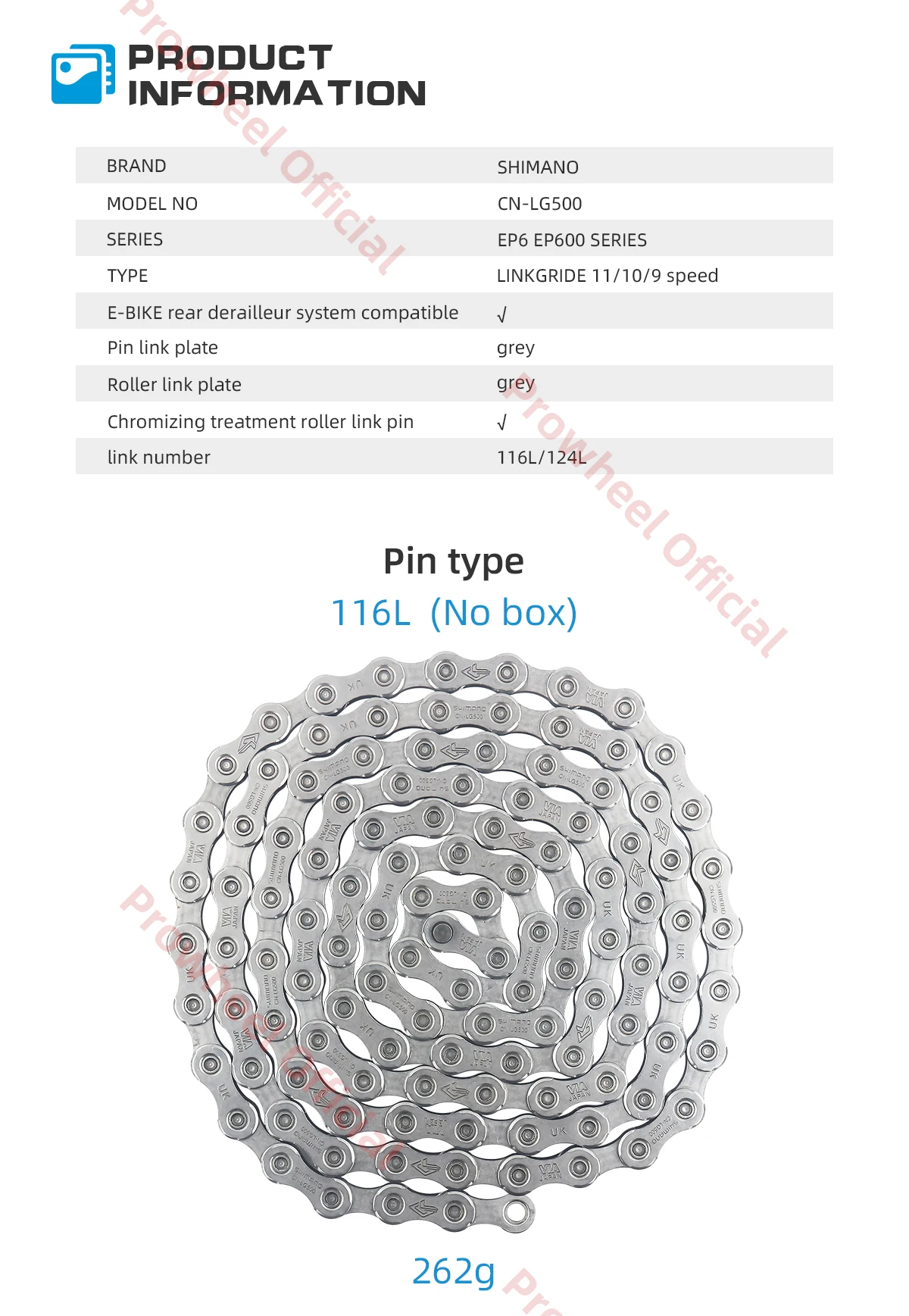 Shimano CUES U4000 Series CN LG500 Chain 116L 124L 10speed/11speed For MTB Road Bike Bicycle Chain 116 Link Original