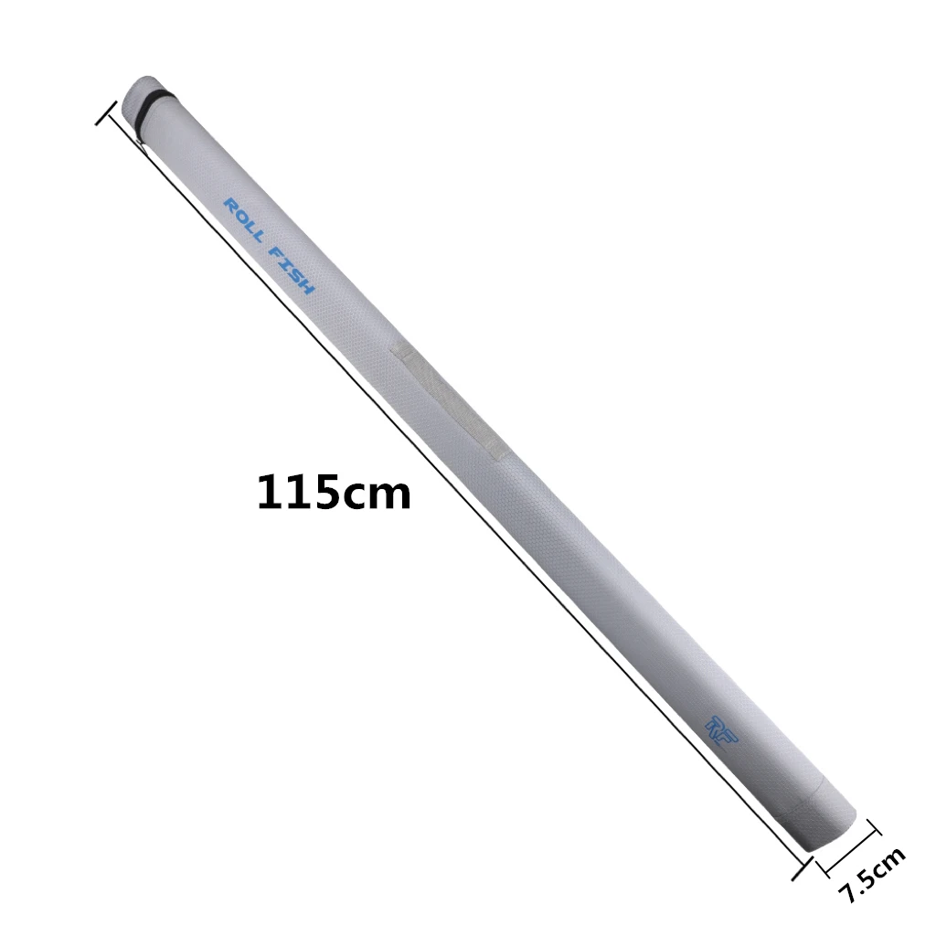 ROLLFISH Portable Fishing Rod Storage Bag Triangle Anti-roll Waterproof Hard Shell 105cm 132cm 145cm Rod Storage Case Tube