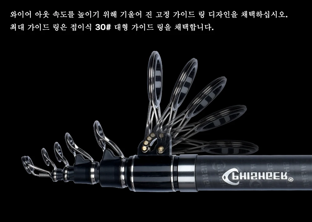 PHISHGER Telescopic Surf Spinning Rod 3.6/4.2/4.5m Power80-150g 30T Carbon Travel Surfcasting Shore Casting Biutifu Fishing Pole