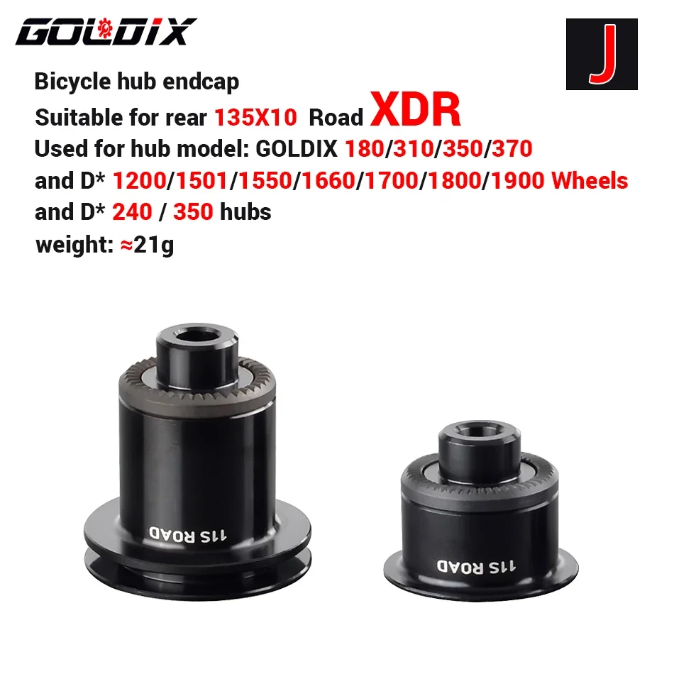 GOLDIX Bicycle Hub Adapter QR/THRU Endcap 100X9 100X12 110X15 135X10 141X10 142X12 148X12 HG/XD/MS for MTB/Road Bike