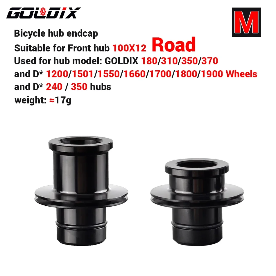 GOLDIX Bicycle Hub Adapter QR/THRU Endcap 100X9 100X12 110X15 135X10 141X10 142X12 148X12 HG/XD/MS for MTB/Road Bike
