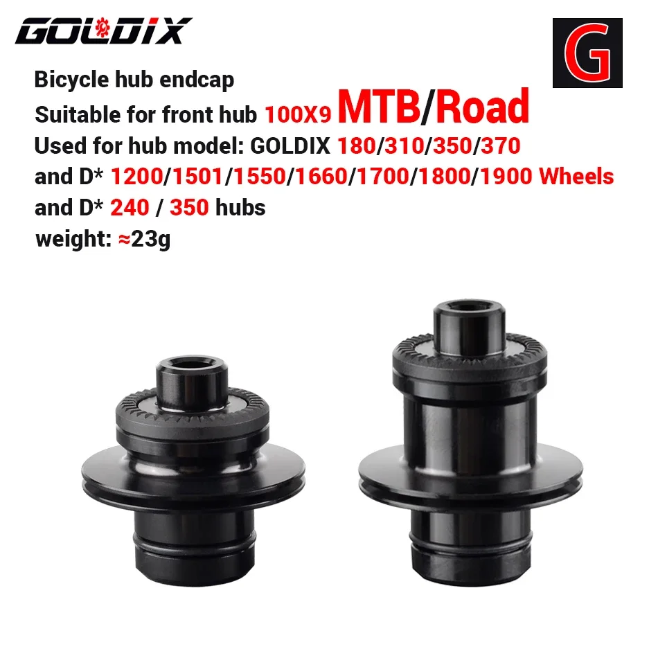 GOLDIX Bicycle Hub Adapter QR/THRU Endcap 100X9 100X12 110X15 135X10 141X10 142X12 148X12 HG/XD/MS for MTB/Road Bike