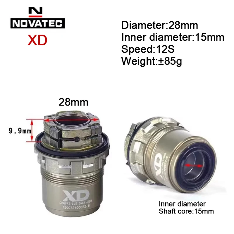 Original Novatec Cassette Body D792SB D412SB D041/042SB Bicycle Hub Aluminum Alloy Shiman 10S 11S Freehub