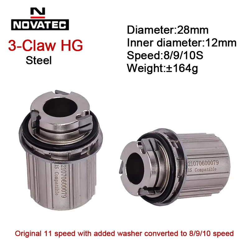 Original Novatec Cassette Body D792SB D412SB D041/042SB Bicycle Hub Aluminum Alloy Shiman 10S 11S Freehub