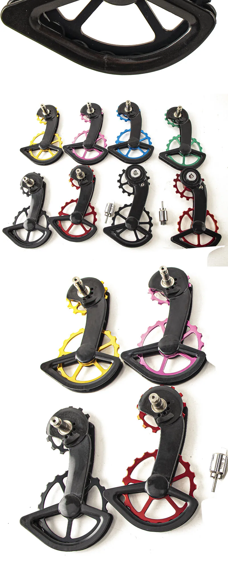 CS Bicycle Ceramic Peilin Carbon Oversized Jockey Pulley Rear Guide Wheel Derailleurs For Shimano R8000 R7000 105 FORCE RED AXS