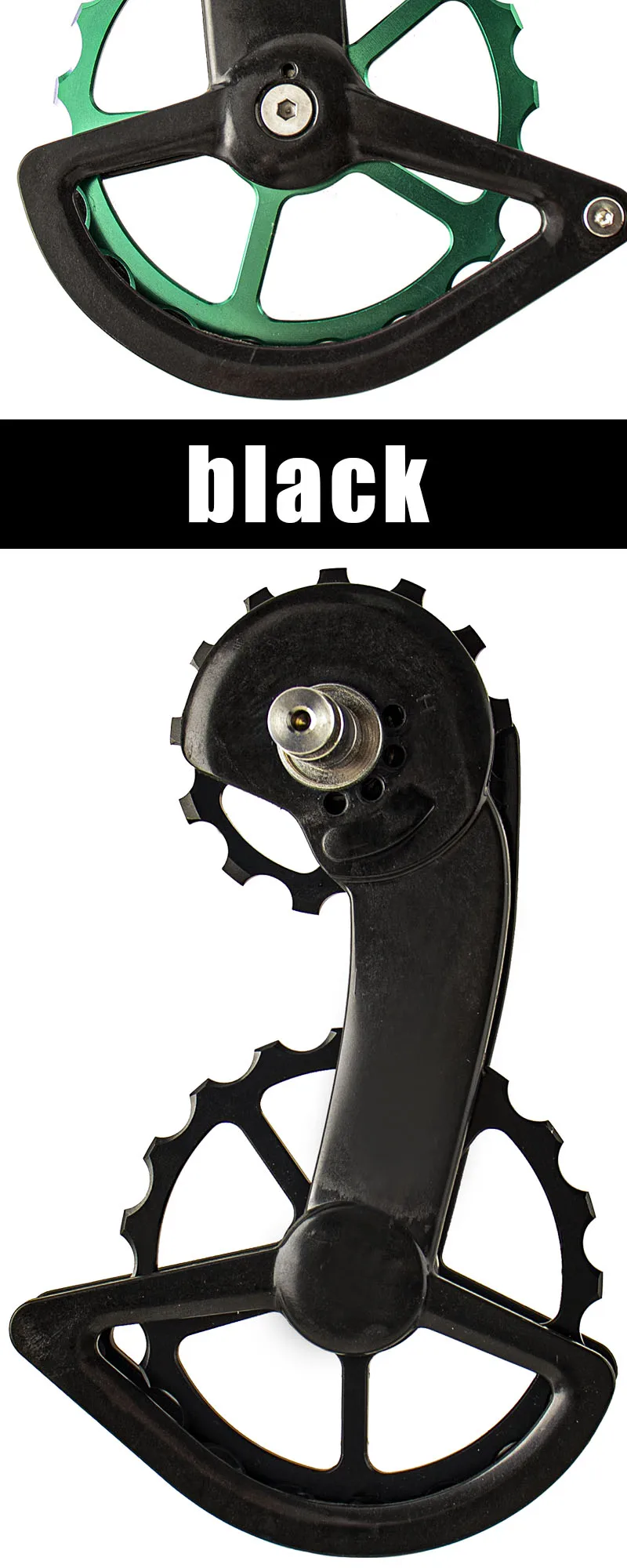 CS Bicycle Ceramic Peilin Carbon Oversized Jockey Pulley Rear Guide Wheel Derailleurs For Shimano R8000 R7000 105 FORCE RED AXS