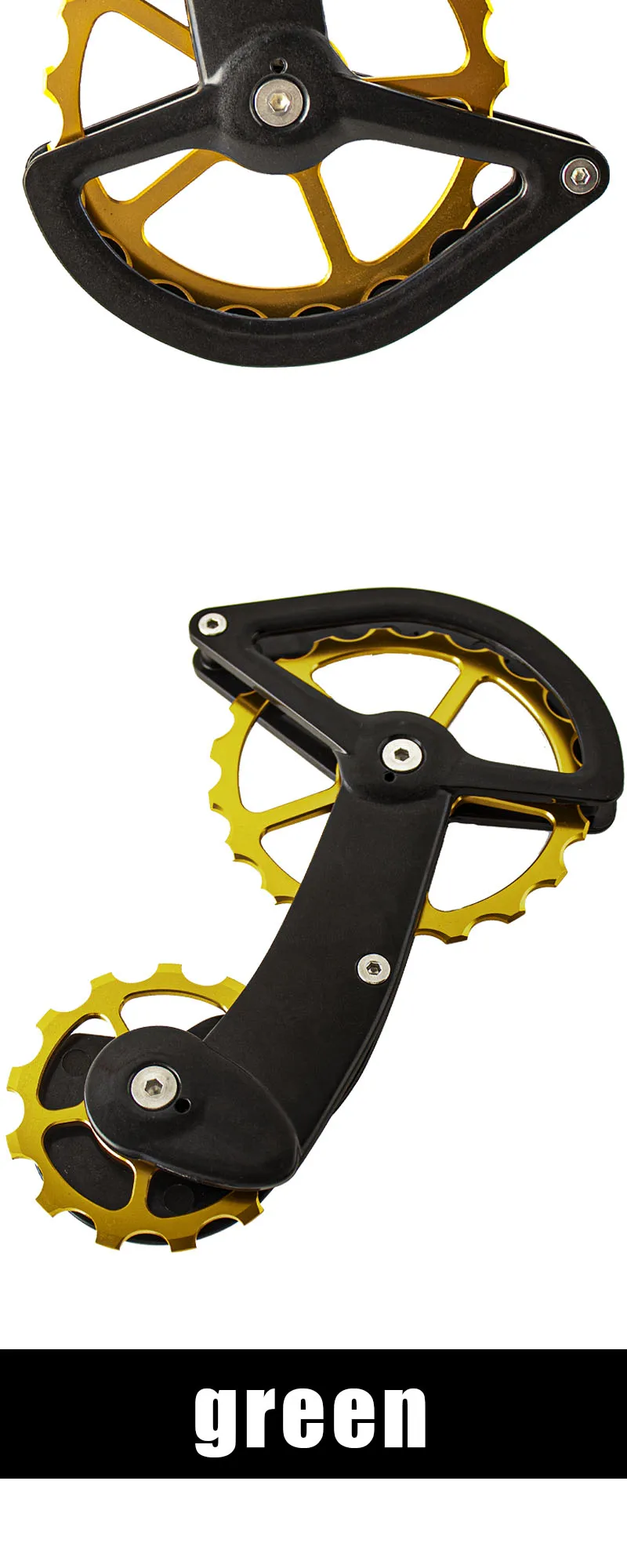 CS Bicycle Ceramic Peilin Carbon Oversized Jockey Pulley Rear Guide Wheel Derailleurs For Shimano R8000 R7000 105 FORCE RED AXS