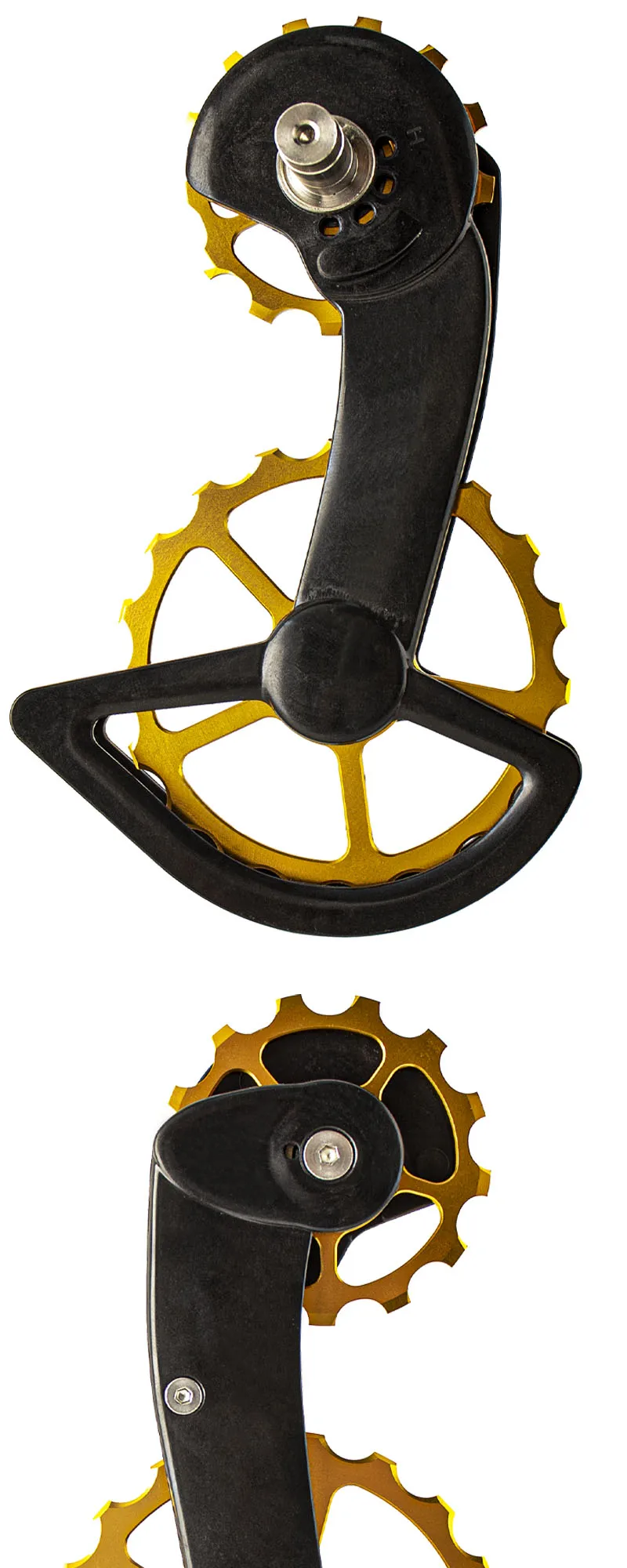 CS Bicycle Ceramic Peilin Carbon Oversized Jockey Pulley Rear Guide Wheel Derailleurs For Shimano R8000 R7000 105 FORCE RED AXS