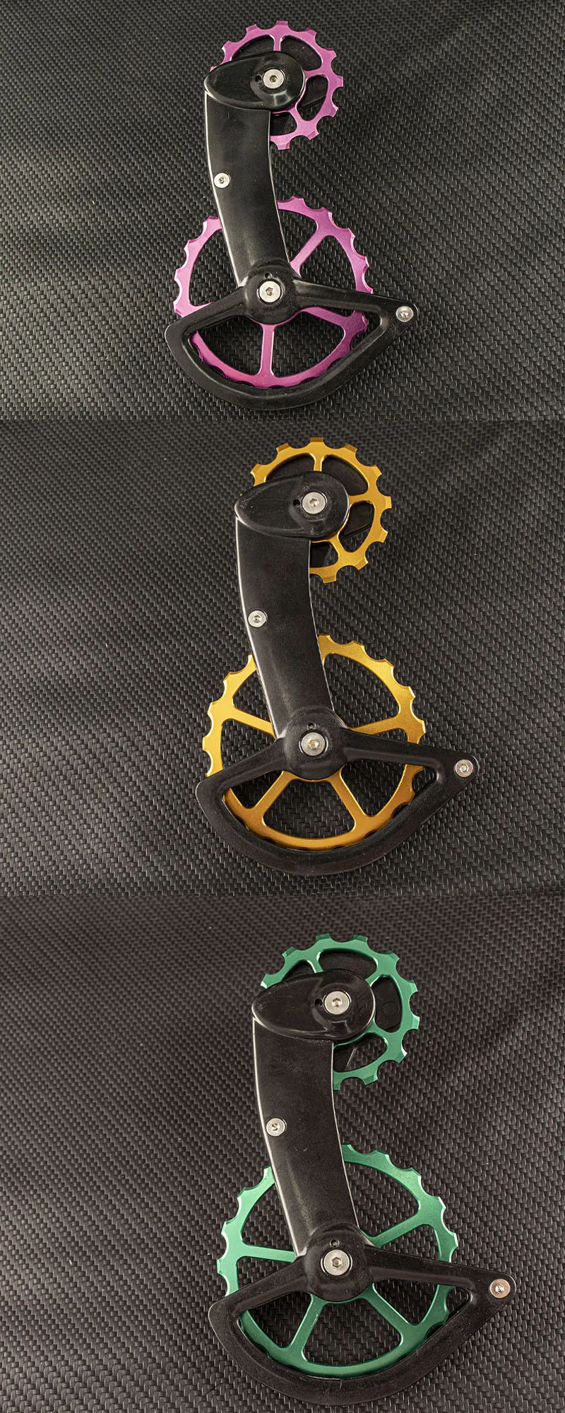 CS Bicycle Ceramic Peilin Carbon Oversized Jockey Pulley Rear Guide Wheel Derailleurs For Shimano R8000 R7000 105 FORCE RED AXS