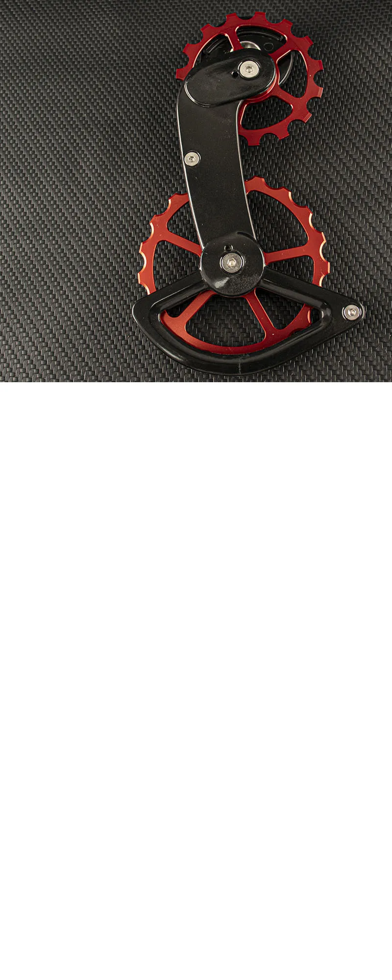 CS Bicycle Ceramic Peilin Carbon Oversized Jockey Pulley Rear Guide Wheel Derailleurs For Shimano R8000 R7000 105 FORCE RED AXS